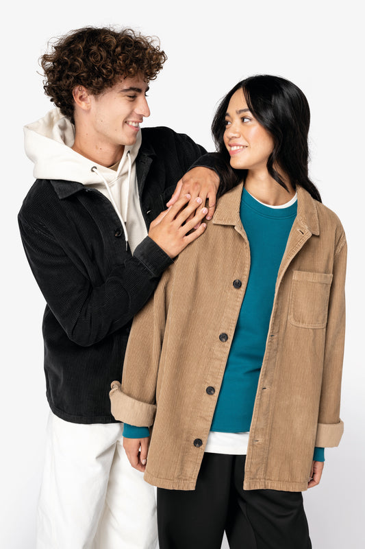 NS603 - VESTE EN VELOURS CÔTELÉ