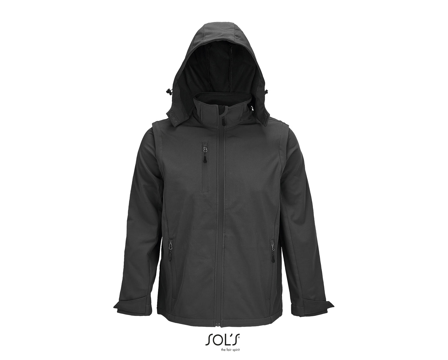 FALCON 3EN1 - SOFTSHELL CAPUCHE ET MANCHES AMOVIBLES