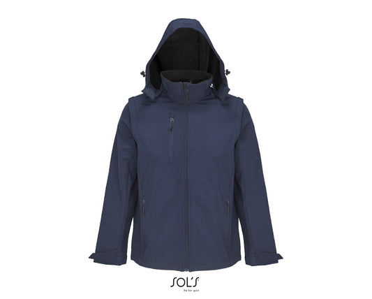 FALCON 3EN1 - SOFTSHELL CAPUCHE ET MANCHES AMOVIBLES