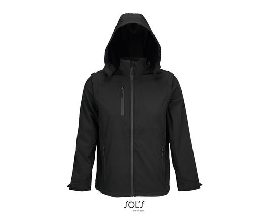 FALCON 3EN1 - SOFTSHELL CAPUCHE ET MANCHES AMOVIBLES